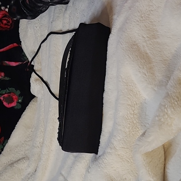 WAS $399 JOSE COTEL  Rare 1980's VINTAGE PARIS Black Designer Beaded Evening Bag - Picture 6 of 14